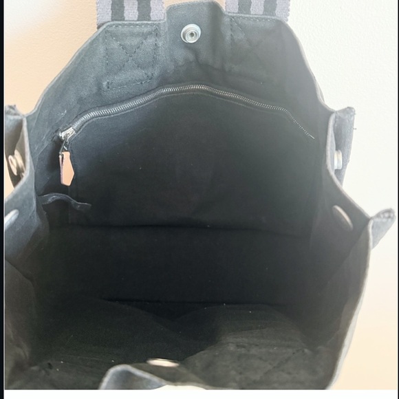 Hermes Toile Fourre-Tout PM Tote in Grey - Picture 9 of 11